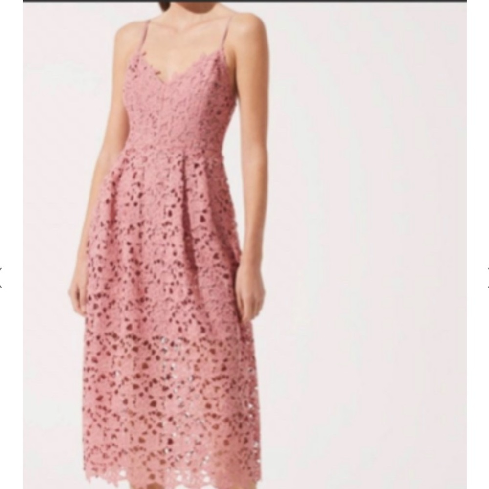 ASTR The Label Lace A-Line Midi